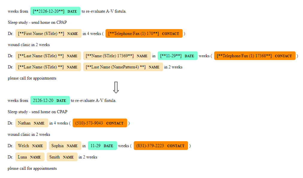 example-PHI-replacement
